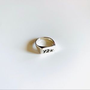 Y2K sterling silver ring